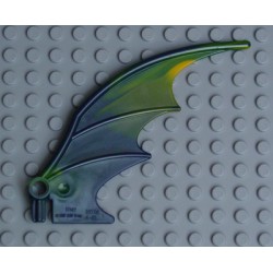 LEGO 55706px1 Animal Bat Wing 9 x 9 with Axle with Yellow Edges