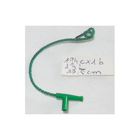 LEGO 194cx1b Minifig Tool Hose Nozzle with Handle with Green String (13L - 10,5cm)