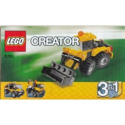LEGO 5761 Instructions (notice) Creator Mini Digger (2011)