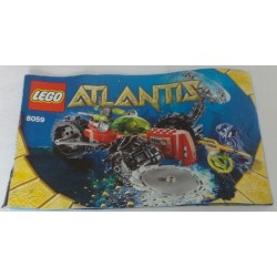 LEGO 8059 Instructions (notice) Atlantis Seabed Scavenger (2010)