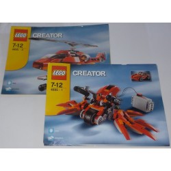 LEGO 4895 Instructions (notice) Creator Motion Power (2006, 2 books)