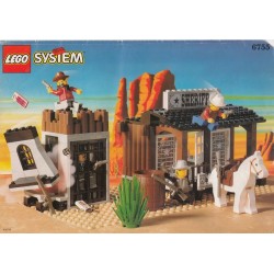 LEGO 6755 instructions (notice) Sheriff's Lock-Up (1996)