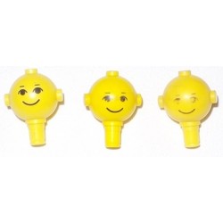 LEGO 685px4 Maxifig Head with Face with Eyebrows Pattern