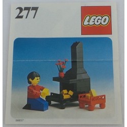 LEGO 277 Instructions (notice) Fireplace (1977)