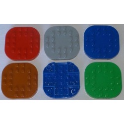 LEGO 66789 Plate Round Corners 6 x 6 x 2/3 Circle with Reduced Knobs