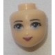 LEGO 93212 Minidoll Head with Light Blue Eyes, Pink Lips and Open Mouth Print