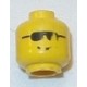 LEGO 3626bp04 Minifig Head with Standard Grin and Sunglasses Pattern