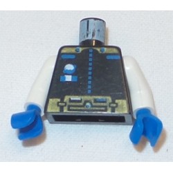 LEGO 973p61 Minifig Torso with Gold Ice Planet Pattern (with arms and hands)