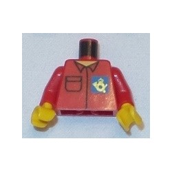 LEGO 973bd0235c01 Minifig Torso with Royal Mail Horn Pattern