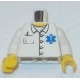LEGO 973px484c01 Minifig Torso with Caduceus Badge Jacket and T-shirt Pattern
