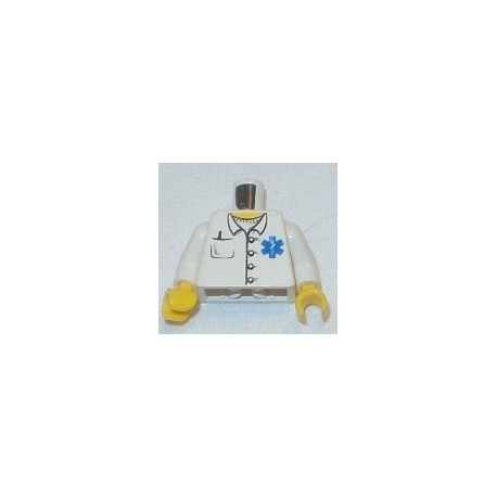 LEGO 973px484c01 Minifig Torso with Caduceus Badge Jacket and T-shirt Pattern