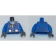 LEGO 973bd2034c01 Minifig Torso Jacket, Name Tag, Zipper, White Shirt Print