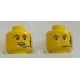 LEGO 3626bpx251 Minifig Head with Red Bushy Eyebrows, Thin Moustache, and Headset Pattern	