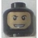 LEGO 3626cbd0664 Minifig Head Balaclava with Light Nougat Face, Stubble and Rakish Smile Print [Hollow Stud]
