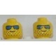 LEGO 3626bpx189 Minifig Head with Blue Sunglasses and Stubble Pattern