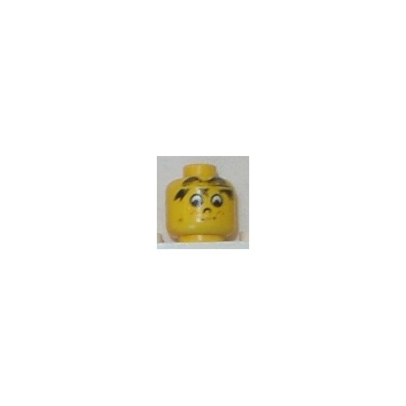 LEGO 3626bpx19 Minifig Head with Bangs and Freckles Pattern