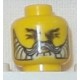 LEGO 3626bpx71 Minifig Head with White Beard and Moustache Pattern