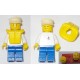 LEGO boat007 Boat Worker - Torso with Anchor, Blue Legs, White Hat, Life Jacket (with 3626ap01)