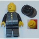 LEGO fire005s Fire - Torso Sticker with 4 Buttons, Black Fire Helmet