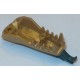 LEGO 93072bd05 Creature Body Part, Dragon Head Lower Jaw with Teeth, and Dark Green Spines Print