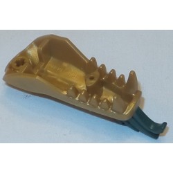 LEGO 93072bd05 Creature Body Part, Dragon Head Lower Jaw with Teeth, and Dark Green Spines Print