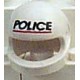 LEGO 2446px2 Minifig Accessory Helmet Modern with Police Pattern