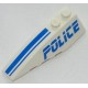 LEGO 41748px19 Wedge 2 x 6 Double Left with Blue Stripe and POLICE Pattern