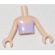 LEGO 92456bd038c01 Minidoll Torso Girl with Lavender Top with Flower Design Print, Light Nougat Arms and Hands