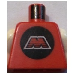 LEGO 973p68 Minifig Torso with MTron Logo Pattern (without arms and hands)