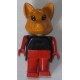 LEGO x589c01 Fabuland Figure Fox 1