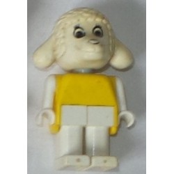 LEGO x593c04b Fabuland Figure Lamb 4 with White Eyes