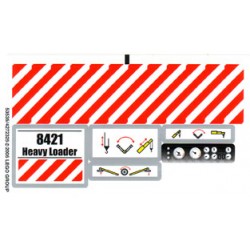 LEGO 53535 Sticker Sheet Technic 8421 Heavy Loader (8421, 2005)