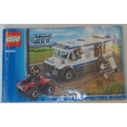 LEGO 60043 Instructions (notice) Prisoner Transporter (2014)