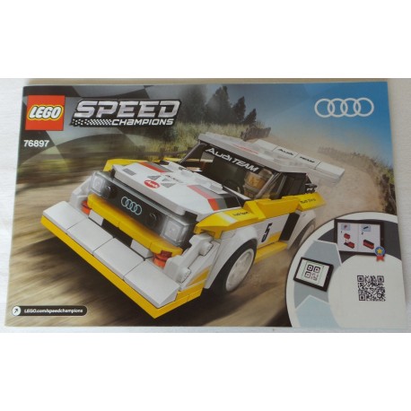 LEGO 76897 Instructions (notice) 1985 Audi Sport Quattro S1 (2020)