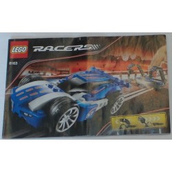 LEGO 8163 Instructions (notice) Racers Blue Sprinter (2009)
