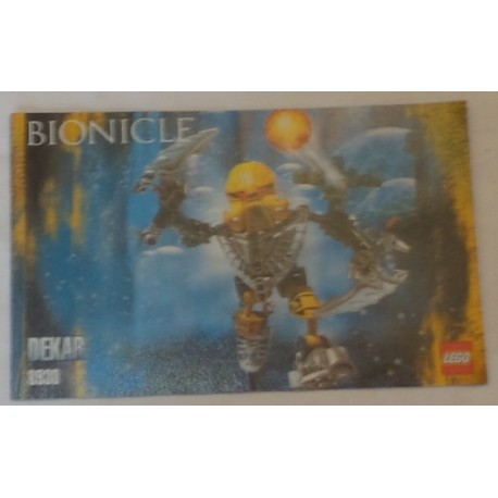 LEGO 8930 Instructions (notice) Bionicle - Dekar (2007)