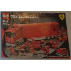LEGO 8654 Instructions (notice) Racers Scuderia Ferrari Truck (2005 4289113) 