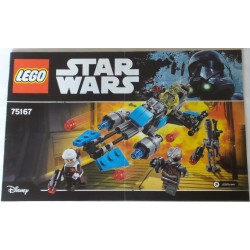 LEGO 75167 instructions (notice) Star Wars Bounty Hunter Speeder Bike Battle Pack (2017)