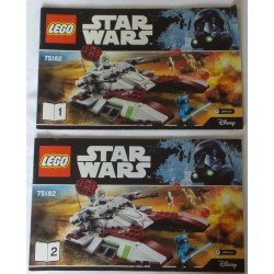 LEGO 75182 instructions (notice) Star Wars Republic Fighter Tank (2017)