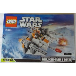 LEGO 75074 instructions (notice) Star Wars Microfighters Snowspeeder (2015)