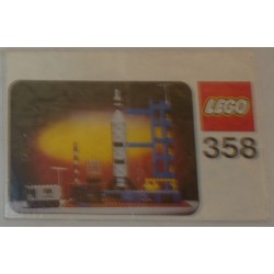 LEGO 358 Instructions (notice) Legoland Rocket Base (1975)