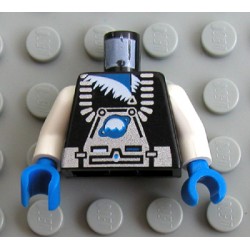 LEGO 973p62c01 Minifig Torso with Silver Ice Planet Pattern