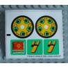 LEGO 71850 Sticker Sheet Technic Cyber Strikers Teal (8257, 1997)