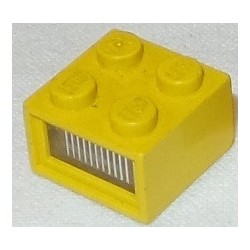LEGO 08010dc01 Electric Light Brick 2 x 2 4,5V with 3 Plug Holes, Trans-Clear Diffuser Lens