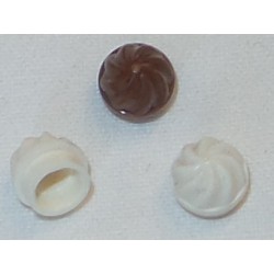 LEGO 15470 Minifig Food Plate Round 1 x 1 Swirled Top