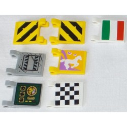 LEGO 2335 Flag 2 x 2 (with sticker, n°2)