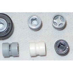 LEGO 74967 Wheel 8 x 9 with Hole Notched for Wheels Holder Pin, Reinforced Back