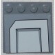 LEGO 6179 Tile 4 x 4 with Studs on Edges (with sticker) n°2