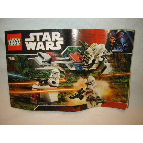 LEGO 7655 instructions (notice) Clone Troopers battle pack (2007)