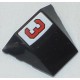 LEGO 64225 Wedge 4 x 3 Curved Triple Slope with Notches and No Studs (with sticker n°1)